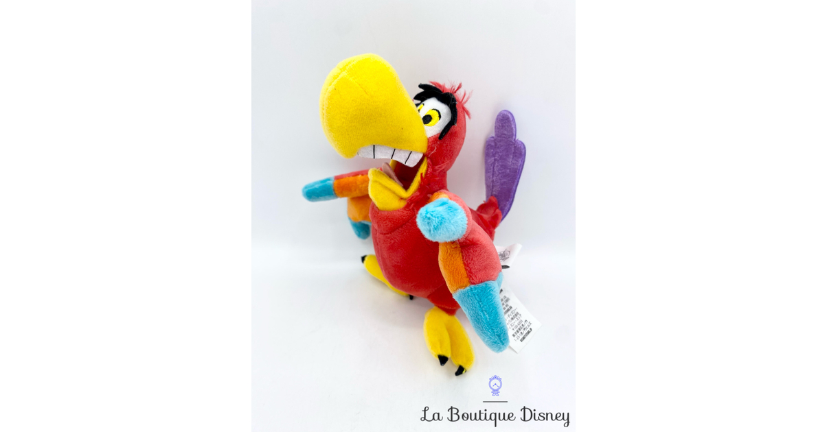Peluche Iago Perroquet Aladdin Disneyland Paris 2018 Disney oiseau